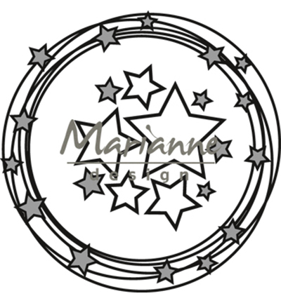 CR1447 - Marianne Design - Circle & stars
