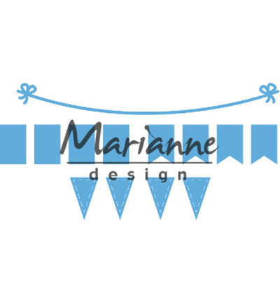 LR0581 - Marianne Design - Bunting Banners