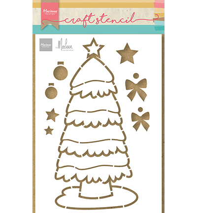 PS8133 - Marianne Design - Christmas tree by Marleen