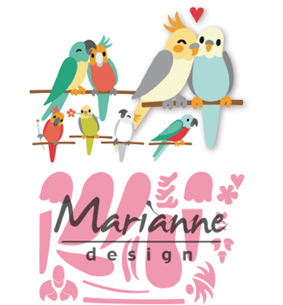 COL1465 - Marianne Design - Elines birds