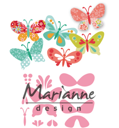 COL1466 - Marianne Design - Elines butterflies