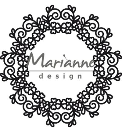 CR1470 - Marianne Design - Floral Doily