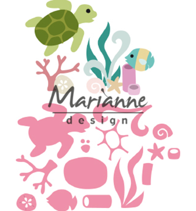 COL1468 - Marianne Design - Sealife by Marleen