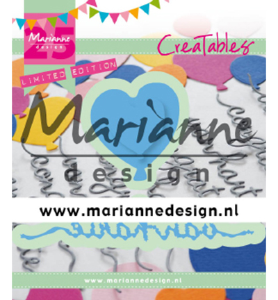 LR0625 - Marianne Design - Van Harte & ballon - 25th anniversary