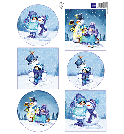 HK1713 - Marianne Design - Hettys Snoesjes - Snowfun