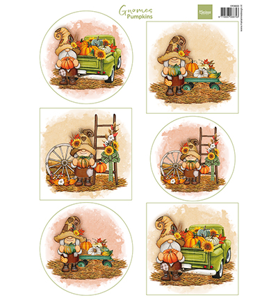 VK9603 - Marianne Design - Gnomes - Pumpkins