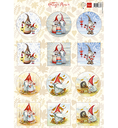 HK1714 - Marianne Design - Hettys Minis - Gnomes