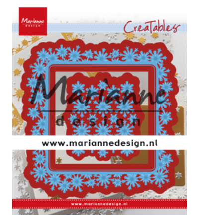 LR0633 - Marianne Design - Snowflakes square