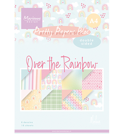 PK9188 - Marianne Design - Over the rainbow by Marleen