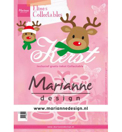 COL1476 - Marianne Design - Elines Rendier Kerst