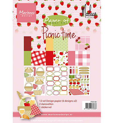 PK9189 - Marianne Design - Picnic time by Marleen