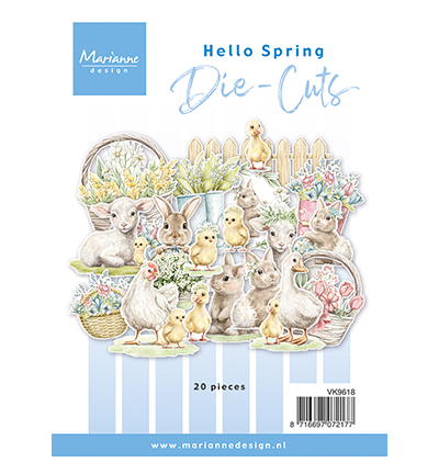 VK9618 - Marianne Design - Hello Spring