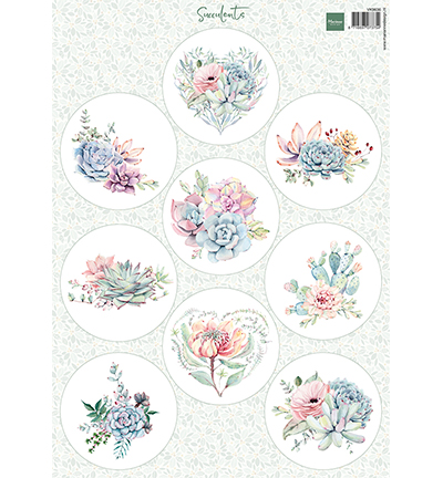 VK9636 - Marianne Design - Succulents