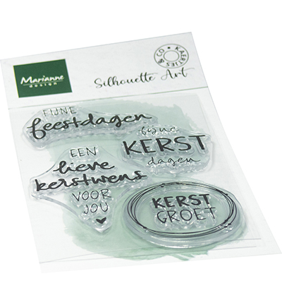 CS1182 - Marianne Design - Kerstwensen by Kaertjes & Co