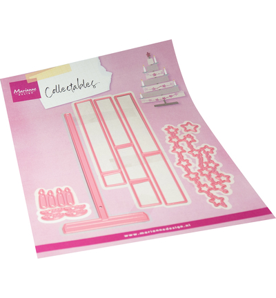 COL1577 - Marianne Design - Wooden Christmas tree - 