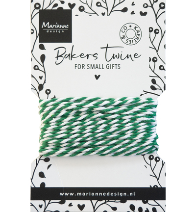55505 - Bakers twine - green/white