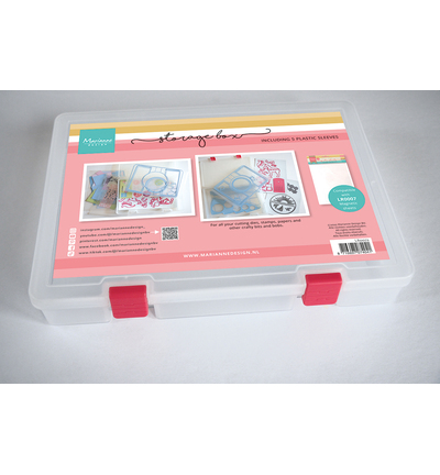 55547 - Storage box, 5 plastic sleeves included