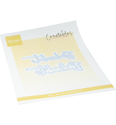 LR0943 - Marianne Design - Bedankt - Textes
