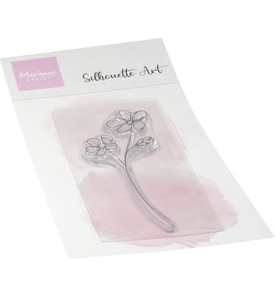 CS1185 - Marianne Design - Silhouette Art - Violet - Fleurs