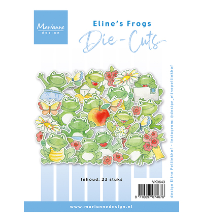 VK9643 - Marianne Design - Die-cuts Eline's frogs - Die Cuts