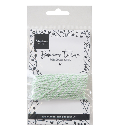 CA3227 - Marianne Design - Bakers Twine - mint / white - Bakers twine