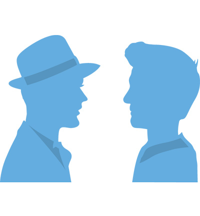 LR0289 - Marianne Design - Silhouet man - Creatables