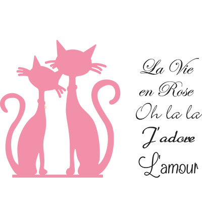 COL1344 - Marianne Design - French cats