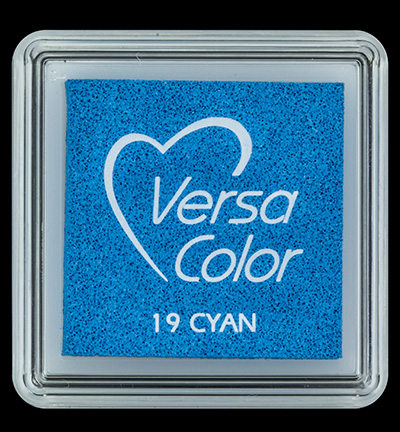 VS-000-019 - Tsukineko - VersaColor Small Inkpad-Cyan