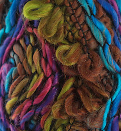 108037-09 - Stafil - Fleurs Wool, Turquoise/purple/light green