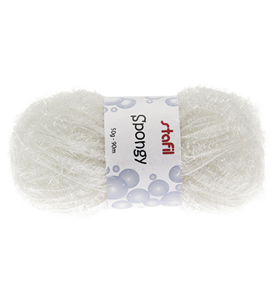 108060-01 - Stafil - Sponge Yarn Spongy, White