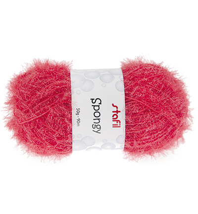 108060-04 - Stafil - Sponge Yarn Spongy, Pastel Red