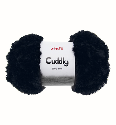 108065-02 - Stafil - Cuddly Yarn, Black