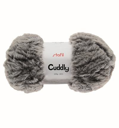 108065-08 - Stafil - Cuddly Yarn, Mottled Black