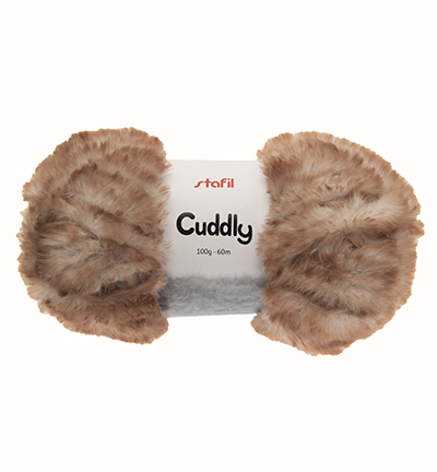108065-10 - Stafil - Cuddly Yarn, Mottled Cream/Sand