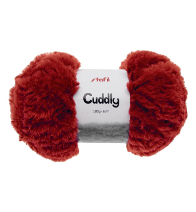 108065-12 - Stafil - Cuddly Yarn, Red