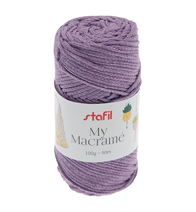 108073-13 - Stafil - Macrame Yarn, Violet