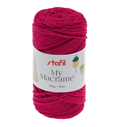 108073-15 - Stafil - Macrame Yarn, Pink