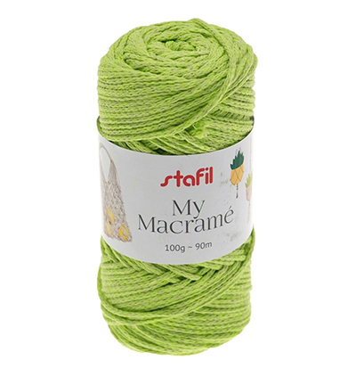 108073-18 - Stafil - Macrame Yarn, Light Green