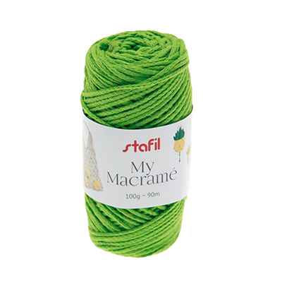 108073-19 - Stafil - Macrame Yarn, Green