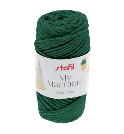 108073-22 - Stafil - Macrame Yarn, Dark Green