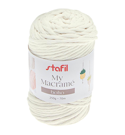 108076-02 - Stafil - Macrame Boho, Cream