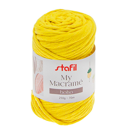 108076-17 - Stafil - Macrame Boho, Yellow
