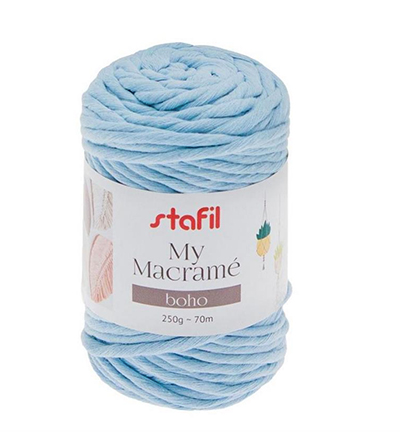 108076-20 - Stafil - Macrame Boho, Blue Baby