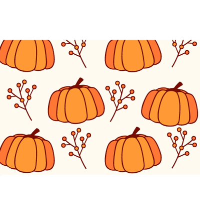 250156-25 - Stafil - Felt Pumpkins, Offwhite/Multicolor