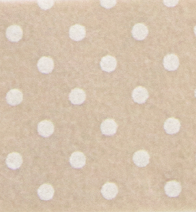250171-2 - Stafil - Felt dots, Beige/Cream