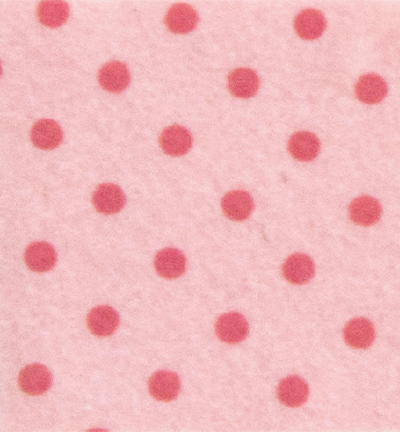 250171-44 - Stafil - Felt dots, Pink Pastel/Pink Ancient