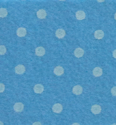 250171-49 - Stafil - Felt dots, Dove Blue/Sand