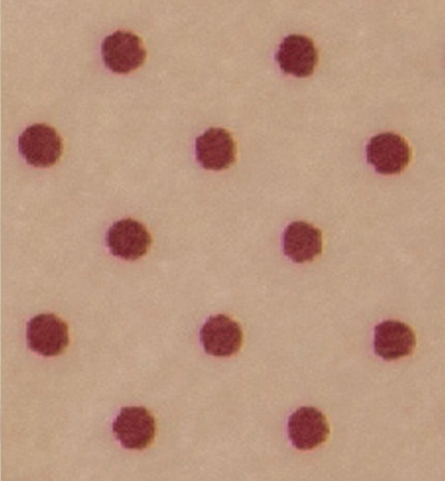250171-58 - Stafil - Felt dots, Brown Pastel/Red