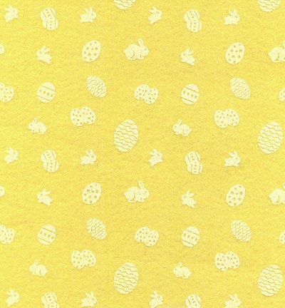 250174-30 - Stafil - Felt Easter, Yellow/White