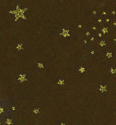 250177-5 - Stafil - Felt glitter stars, Dark Brown